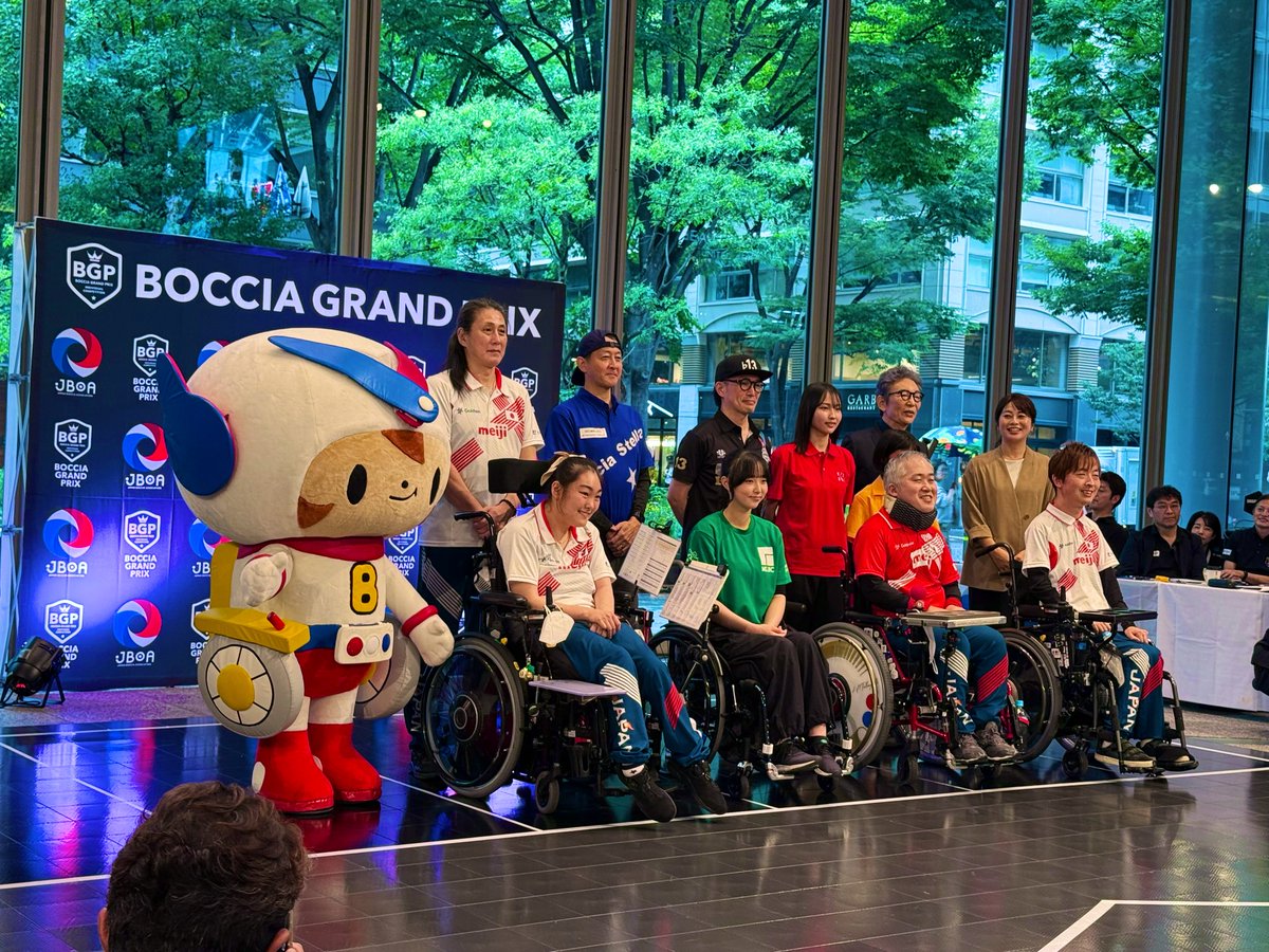jun_b_h_2022's tweet photo. みんなかっこいいー！
スーパープレイが見れるなんて幸せです。

#丸ビル
#bocciagrandprix https://t.co/LrJEShsngt