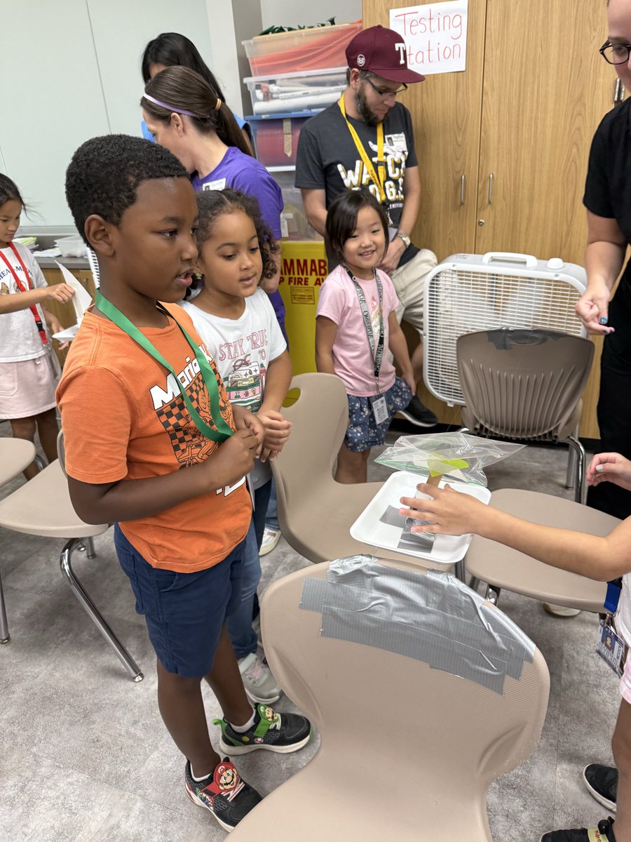 What a great MAD lab 1st grade had today. #fielderpride