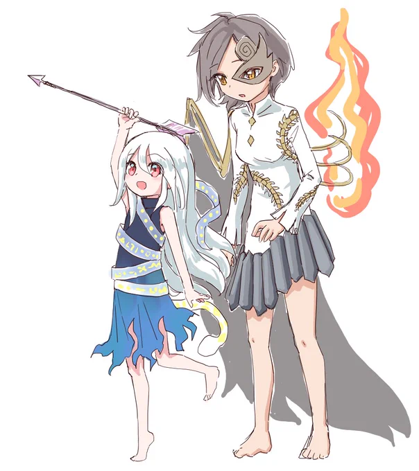 ちっちゃいユイマン姫と阿梨夜様