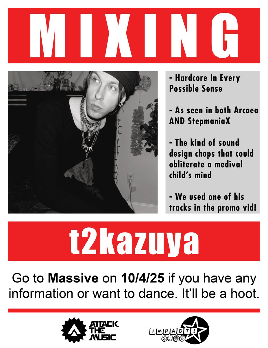 Have you seen this DJ?

If not, you'll have a chance to this saturday @ Massive! 🎟🎟🎟👇