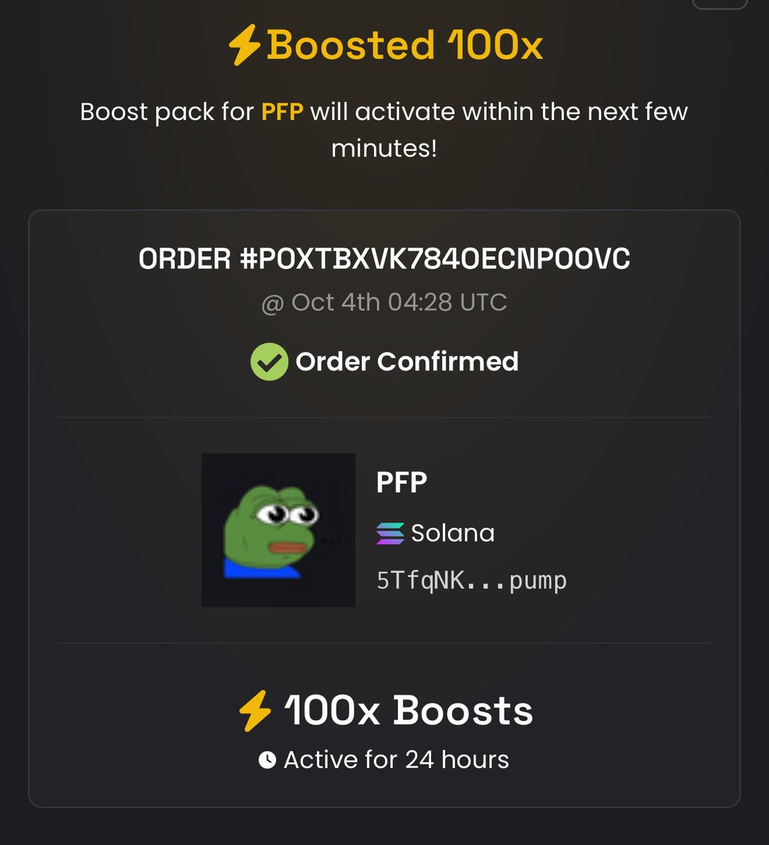Armoskii's tweet photo. Gm pfps , just woke up after 377777 hours , got us 100x boosts https://t.co/zZKlK1jodQ