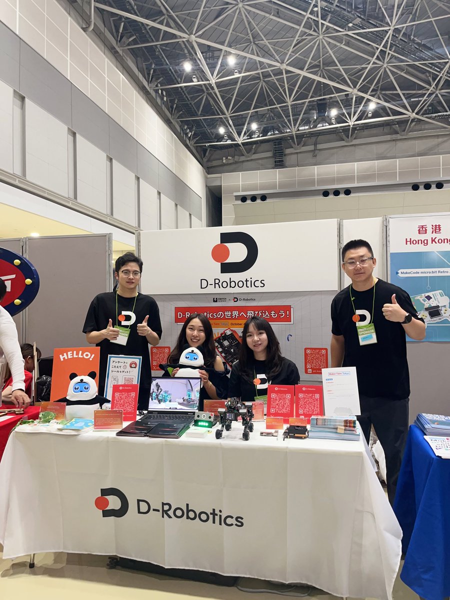 DRoboticsDev's tweet image. Hey Community, we're at Tokyo Maker Faire this weekend! Welcome to visit our booth SP-05-03. It is a great chance to check out demos and talk with us! Our products are on sale at the booth of @ssci also :)