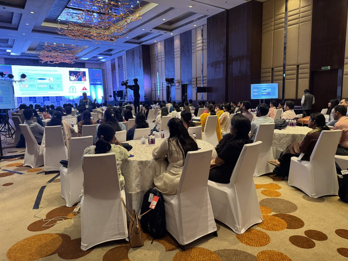 IndiaESI's tweet image. ESI workshop on basic tenets of Research with 120 DM/DrNB Endocrinology residents across the country in attendance

#ResearchModeon