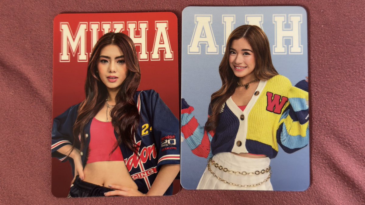 iloveannp's tweet photo. WTS FS LFB BINI Photocards
• All in good condition
• DM for offers 
• Location: Manila

Aiah, Mikha, Maloi, Colet, Stacey, Sheena, Gwen, Jhoanna, Jollibini, Globe, Modess, Sterling, official photocards https://t.co/sf4XrZucUt