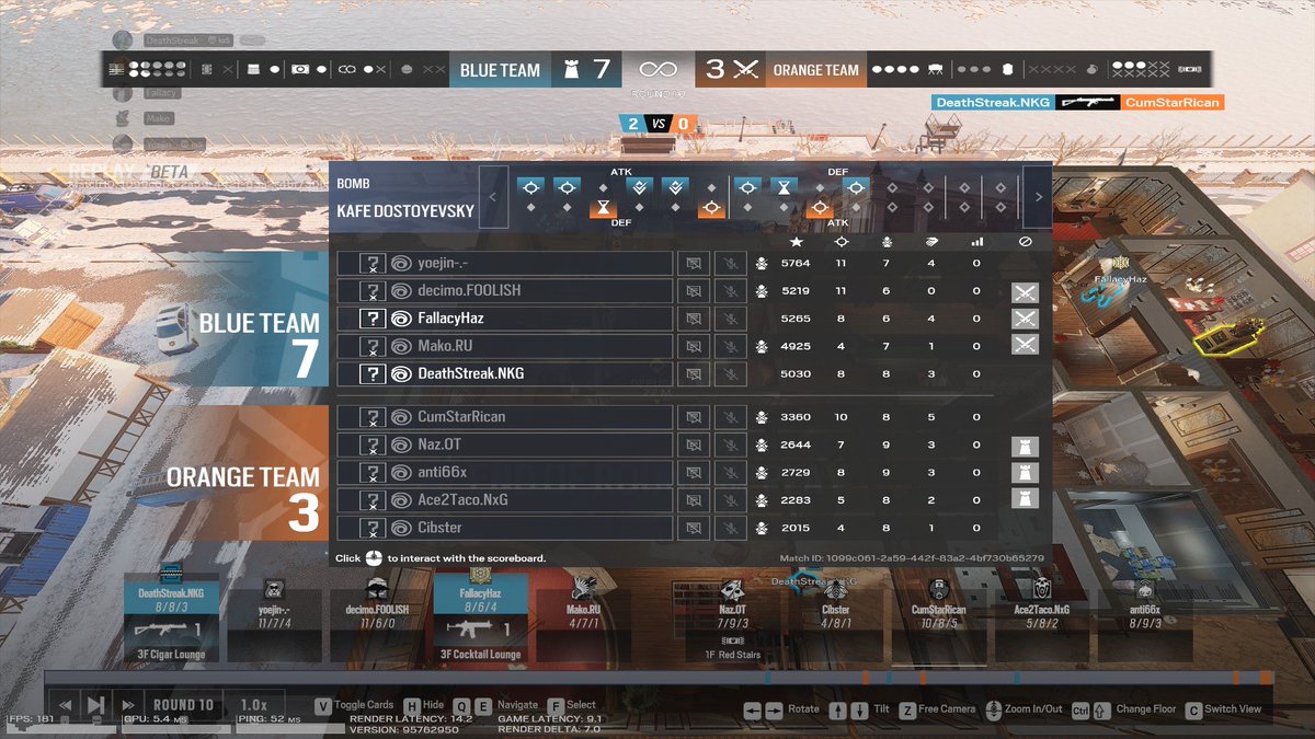 E6 day one 3-1 on the day, rough start but a good bounce back we play again tomorrow vs Zocorp