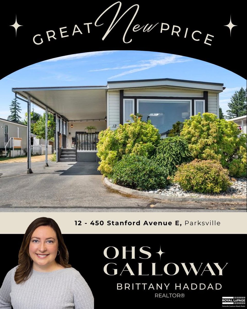 ChrisBarronRE's tweet photo. Great new price, $299,900! Welcome to this beautifully maintained 2-bedroom, 2-bathroom manufactured home in one of the area’s most desirable 55+ communities allowing a small pet. Listed by Brittany Haddad.

https://t.co/6NSXeiYGj6 https://t.co/IzqybNm4T0