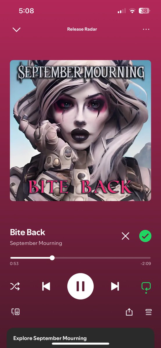 Metal always give the best workouts, thanks for the new heavy riffs 🤘🏽<a href="/EmilyLazar_SM/">Emily Lazar</a> <a href="/SeptmbrMourning/">September Mourning: I, SURRENDER Jan 16th</a>