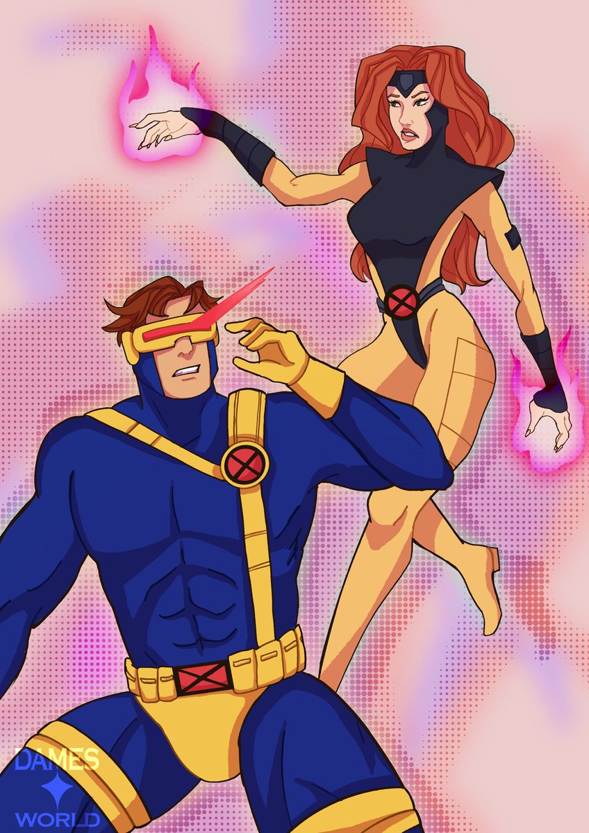 dames_world's tweet photo. Power couple 
#Xmen #xmenfanart https://t.co/Wqc3ufMyhX