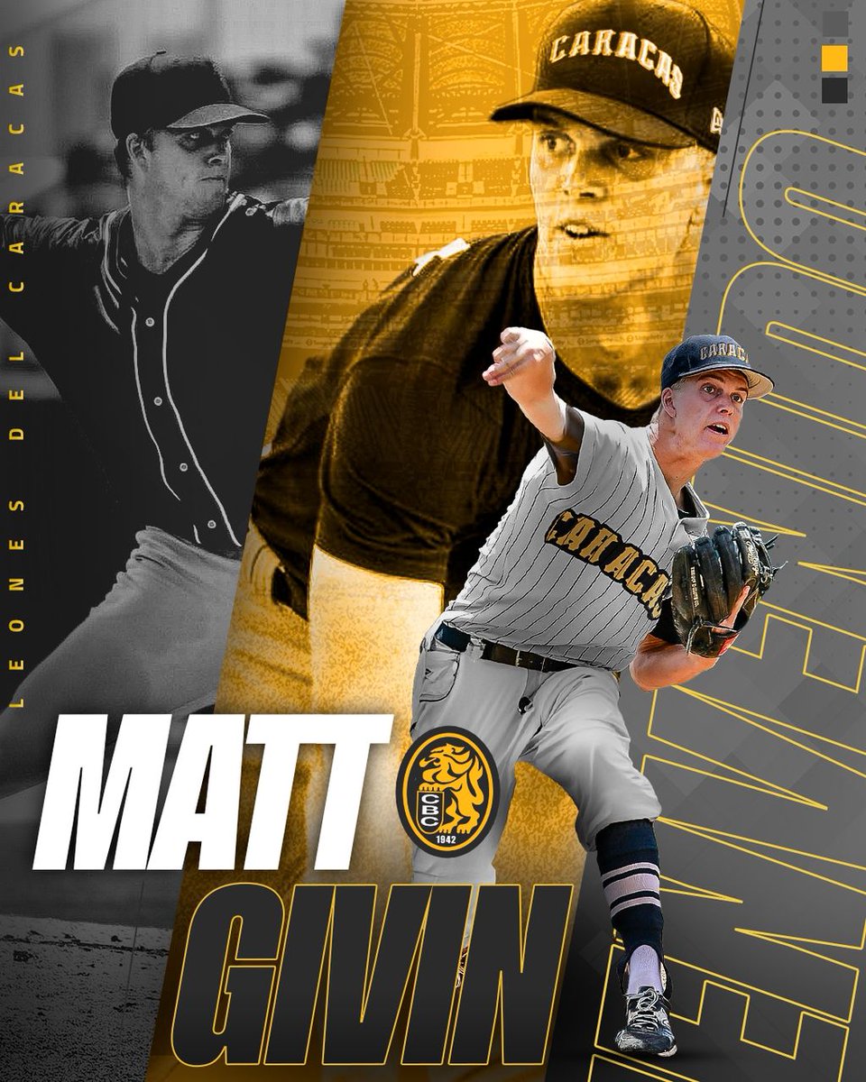 ¡Directo de Massachusetts!🔒

El lanzador derecho estadounidense, Matt Givin, es nuestro nuevo importado para la temporada 2025-2026 de la LVBP.

Givin fue seleccionado en la ronda 20 del Draft Amateur en 2017 por los Marlins de Miami, desde Rock Canyon High School.

Estuvo con