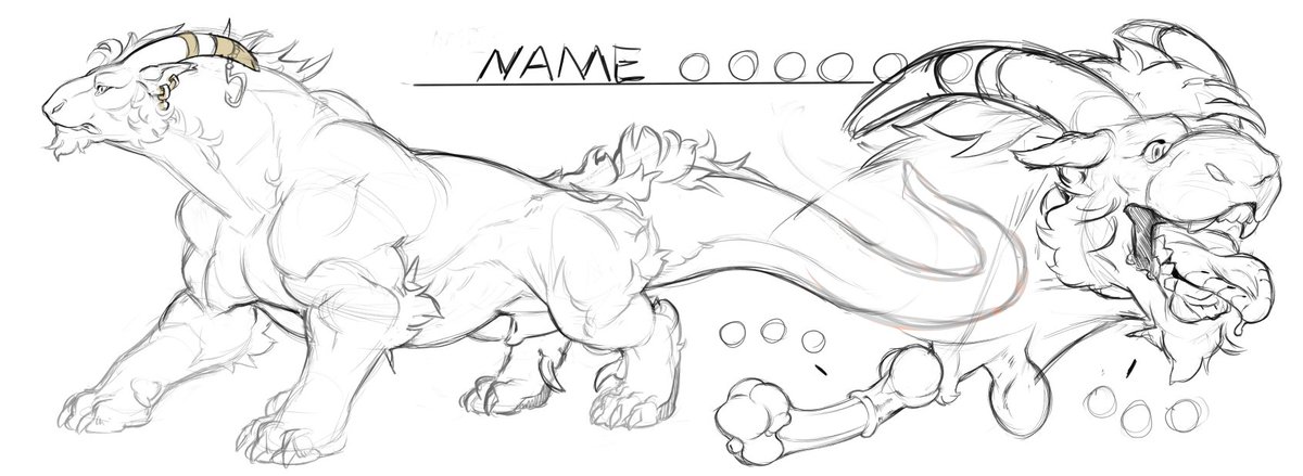 Wip for the felkin dragon boyo ref sheet

#furry #furryart