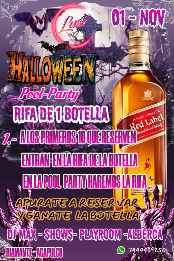 EbanoClubSw's tweet photo. Participa y Gnate una BOTELLA Con Lust

solo tienes que ser uno de los primero 10 en reservar y tenenviaremos un boleto digital y en la pool party sacaremos el numero ganador de la BOTELLA 

Reserva hoy mismo ya !!!
whats  📲7444489250 https://t.co/eVzUrdzmGw