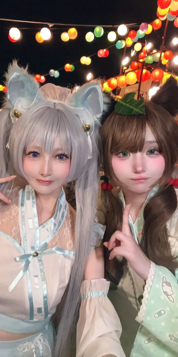 Tohka_cos's tweet image. 夏コミの時一緒だったプリン🍮ちゃんと📷
かわよかわよだった💕
#COSFESTREASURE
 #大洗海上花火大会 #千櫓祭