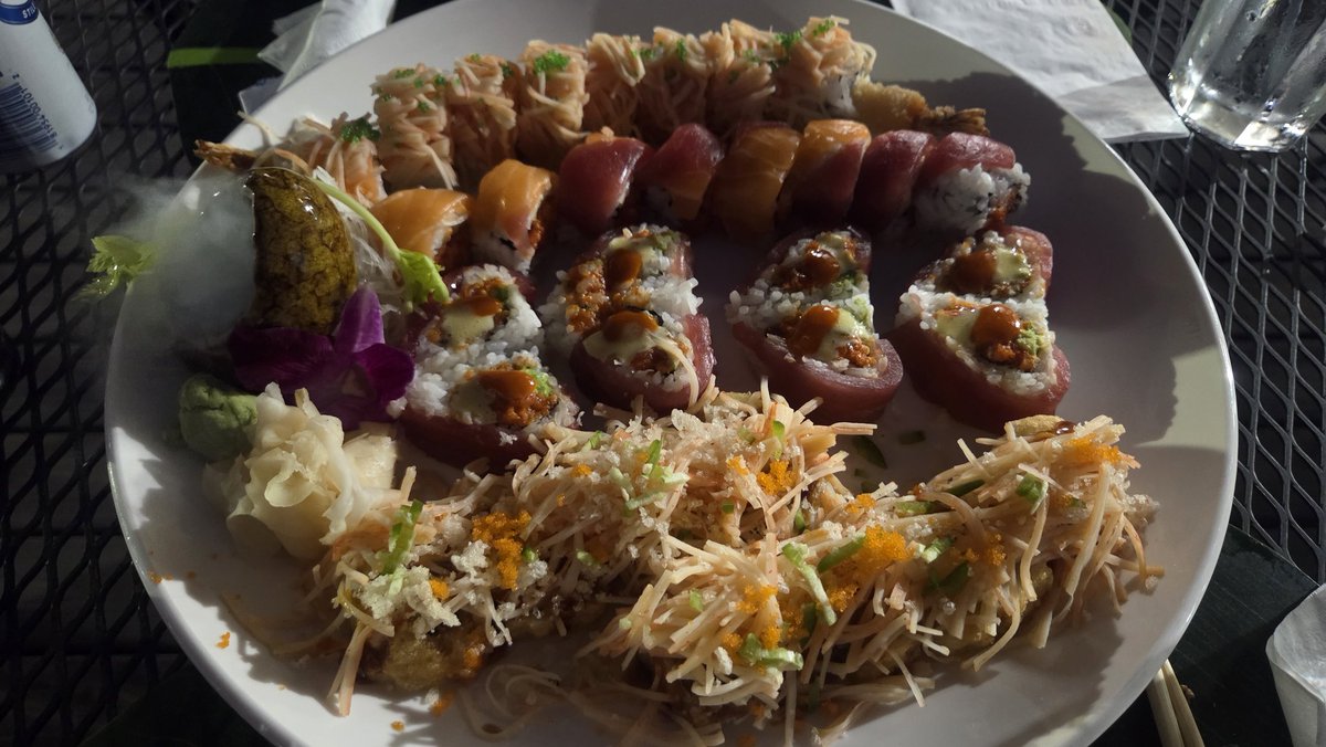 Dinner date before I go off to Denver on Monday for work #sushi