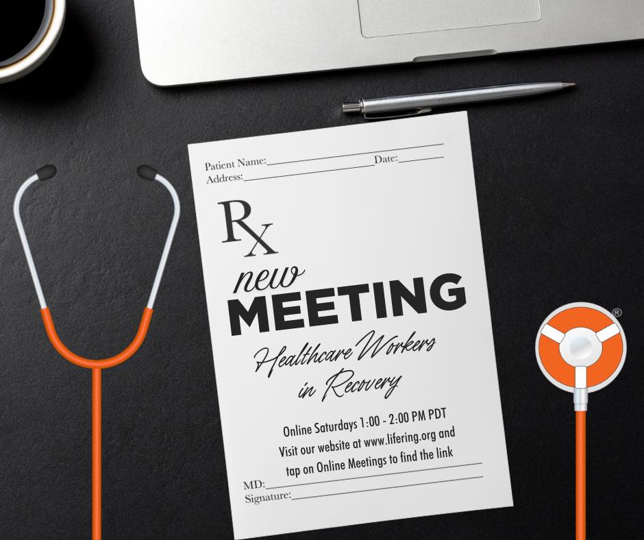 We're pleased to announce a new online meeting for people who work in healthcare beginning Sat., Oct 4th at 1:00 PM PDT! 
meetings.lifering.org/meetings/1278/

#lifering #secularrecovery #sobriety #recovery #recoverybychoice  #secularity #selfdirection #peersupport #healthcare