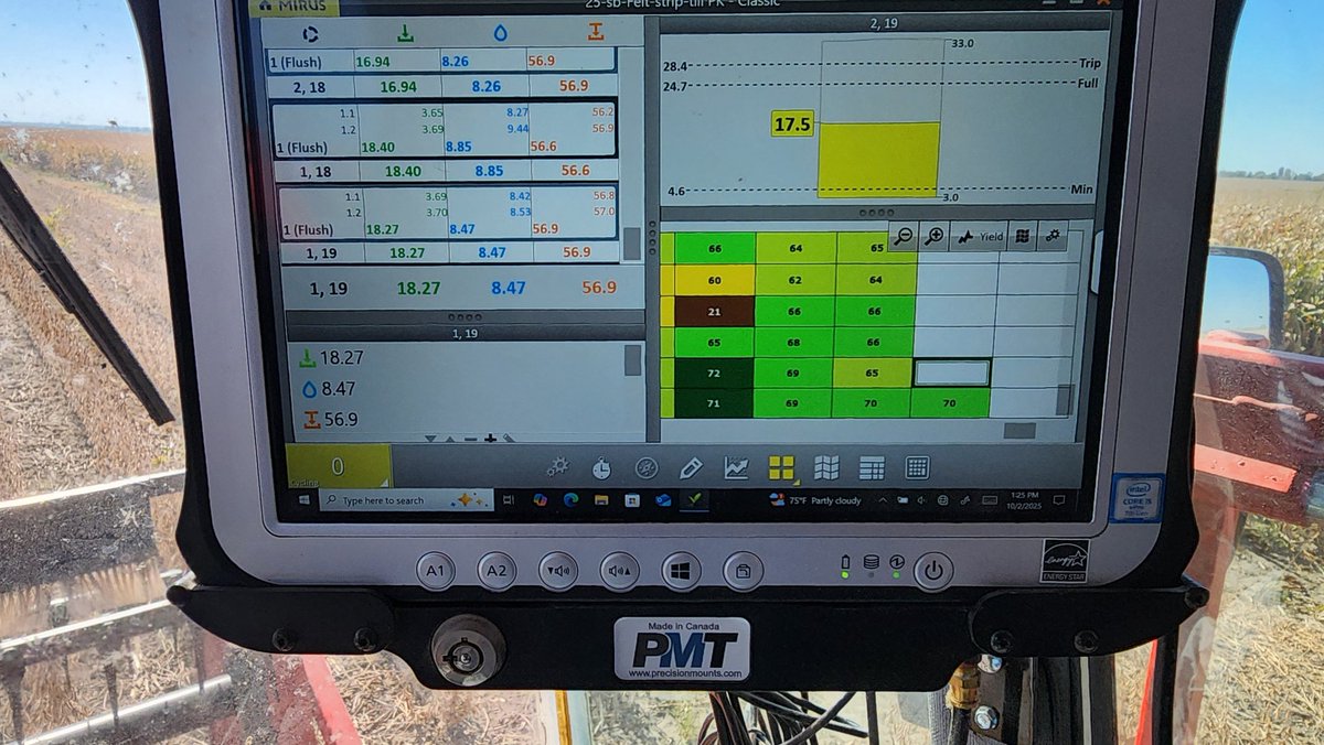 kov_pet's tweet photo. We are wrapping up #Soybean #Harvest25. Now it is number crunching for the #SDNREC funded #StripTillage studies https://t.co/eIt0wjNyrz