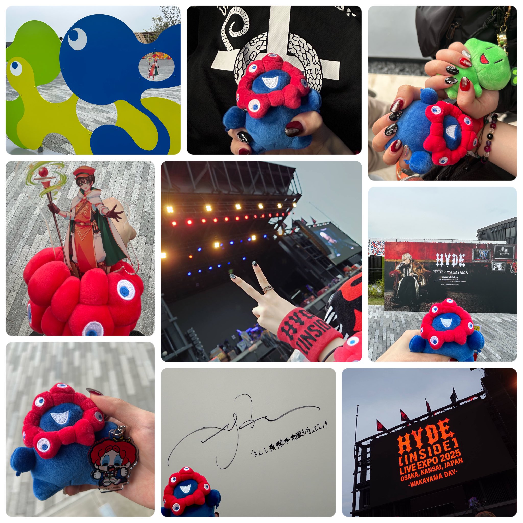 HYDE×ミャクミャク☆LIVE EXPO 2025☆ぬいぐるみ☆コラボ