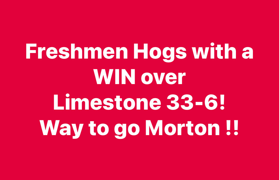 Morton Hogs Football tweet media