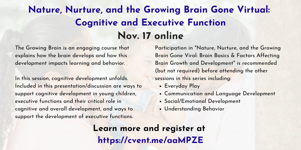 EITPIllinois's tweet image. 🧠 Dive into Nature, Nurture, and the Growing Brain: Cognition &amp;amp; Executive Function

Unpack how genetics and environment shape cognition, and gain strategies to support executive functioning.

More info &amp;amp; registration ➡️ cvent.me/aaMPZE 

#BrainScience #ExecutiveFunction