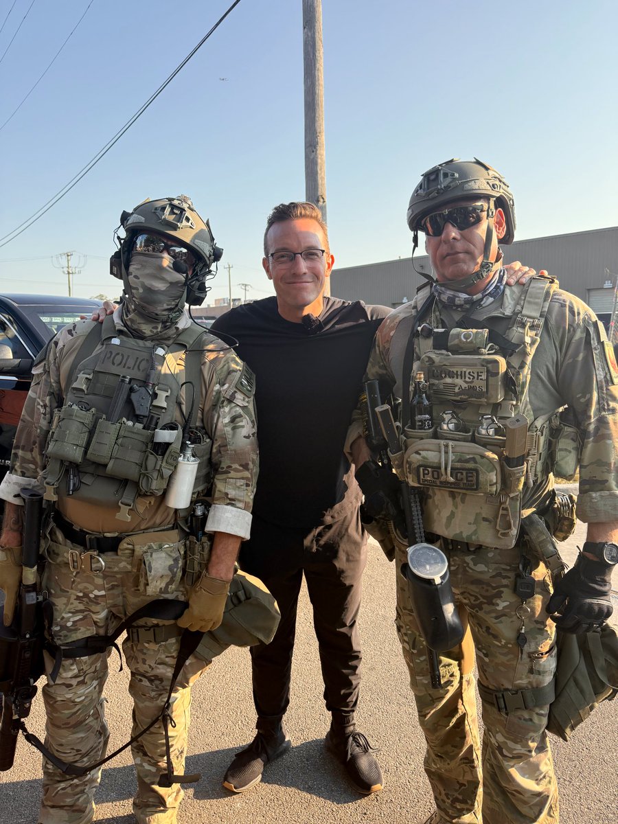 It’s just me and my homies, in the streets.