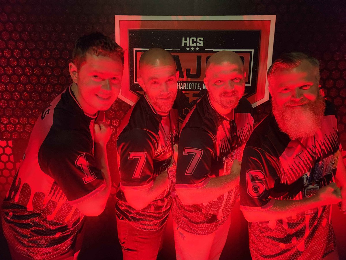 A few of the many Ascending Baseliners at Charlotte this weekend! #HCS #HCSCharlotte25  #halo #infinite 

Bushytails, Ev3ning, Yoxinator, and V3n0m!