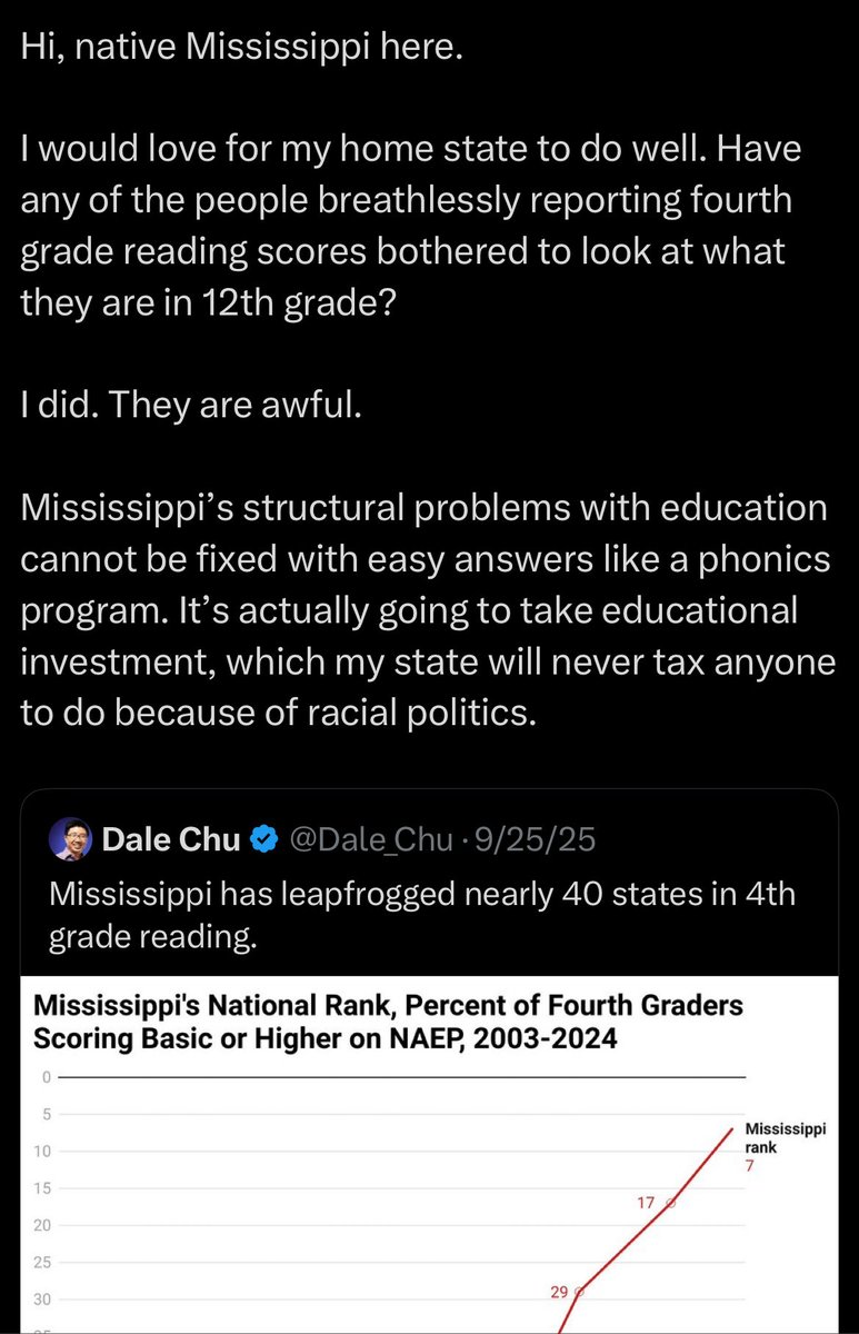 screenshot bc I have zero interest in conversing. 3rd grade reforms in 2017 have yet to impact the 12th grade population 🧐 need a genius to help me figure this out
