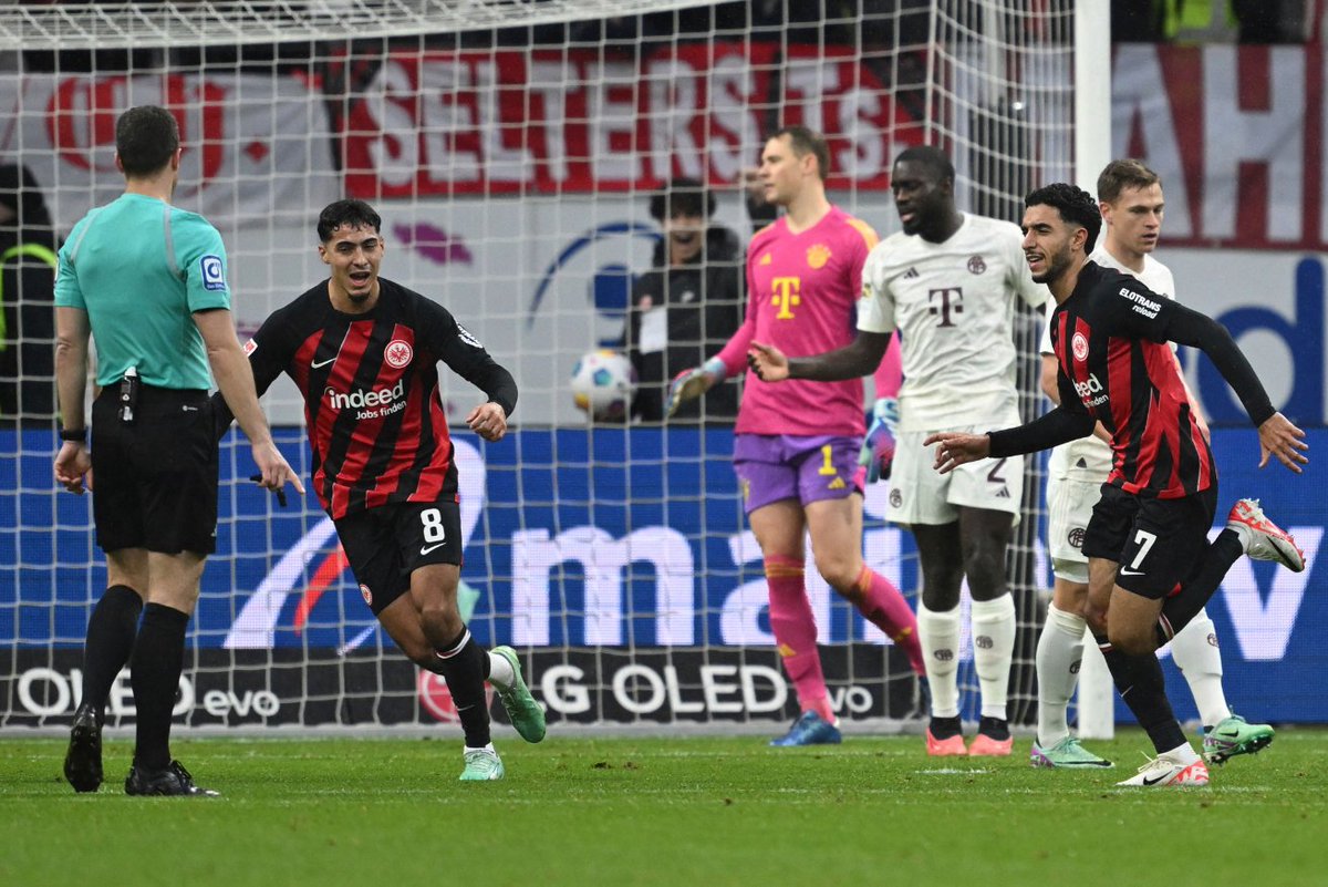 Since 2019/20, no team has beaten Bayern more often than Frankfurt (4 times). #SGEFCB