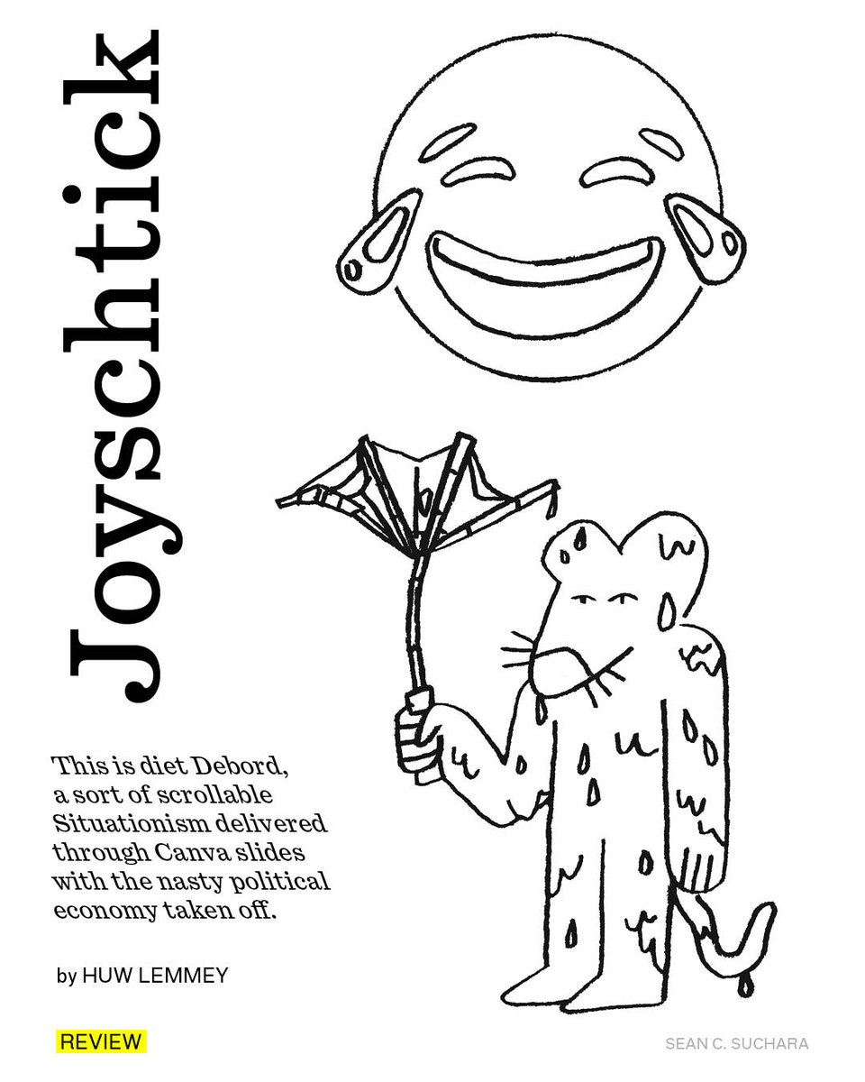 “‘Joyspace’ contends that the neocon neomods are doomed to failure, because social media is an unstoppable phenomenon that chews up even the most haughty ideology and recuperates it for its own ends.”

<a href="/badgayspod/">Bad Gays</a> is a killjoy in NYRA no. 46/47.

nyra.nyc/articles/joysc…