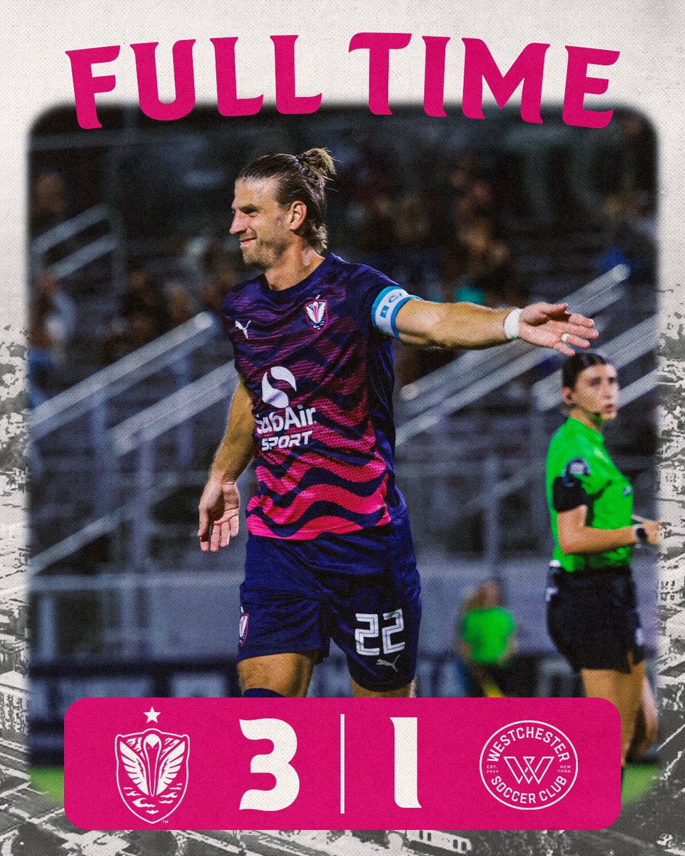 Tormenta_FC's tweet photo. FT | ABSOLUTE CINEMA!! 😎

Tormenta FC takes all three points against Westchester SC in tonight’s Oktoberfest match!! Looks like playoff contention isn’t too far off... 👀

#TRMvWES | TRM 3-1 WES https://t.co/hF2HgMzxL7