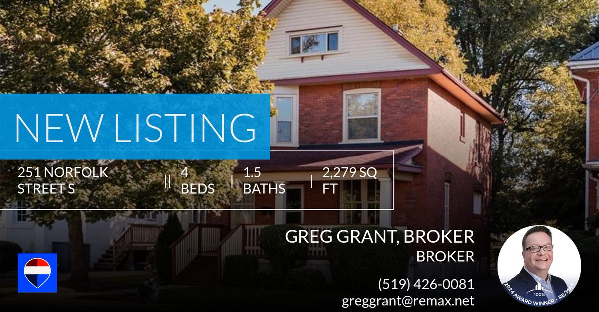 📍 New Listing 📍 Take a look at this fantastic new property that just hit the market located at 251 Norfolk Street S in Simcoe. Reach out here or at (519) 426-0081 for more information homeforsale.at/251_NORFOLK_ST…
