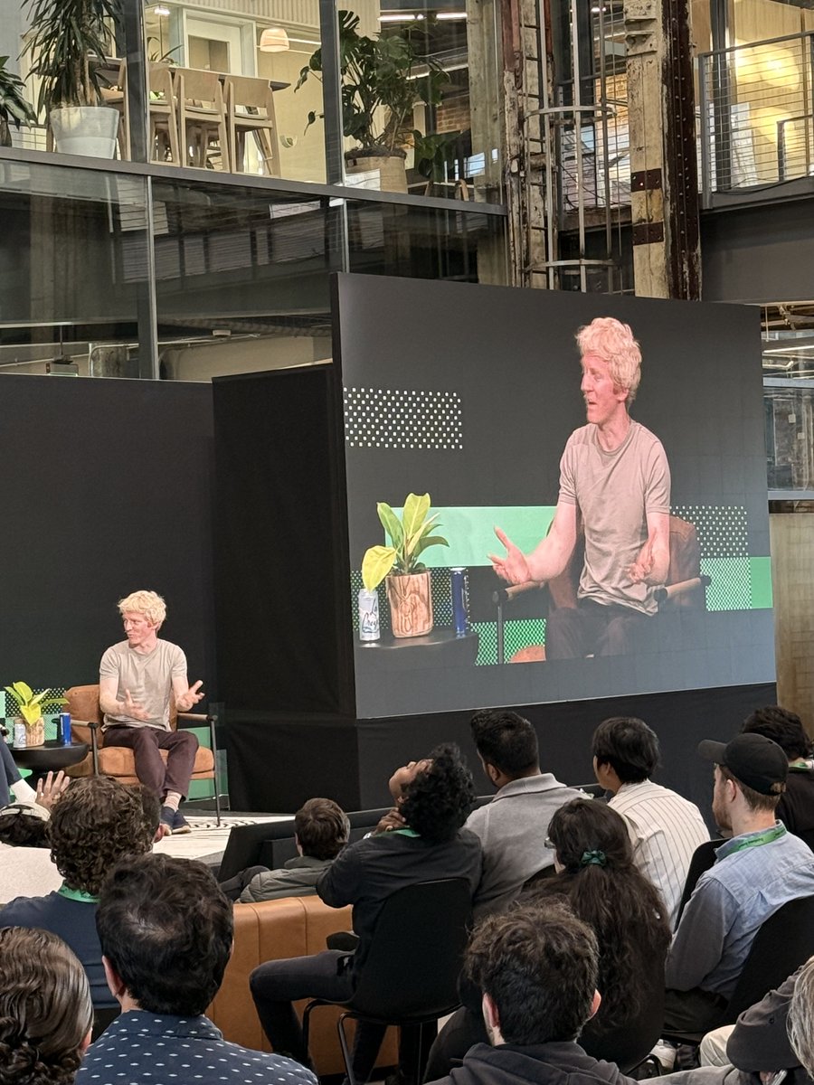 SeanOliver's tweet image. .@patrickc “5% of @stripe’s pull requests last week were authored end-to-end by AI.” #SupabaseSelect