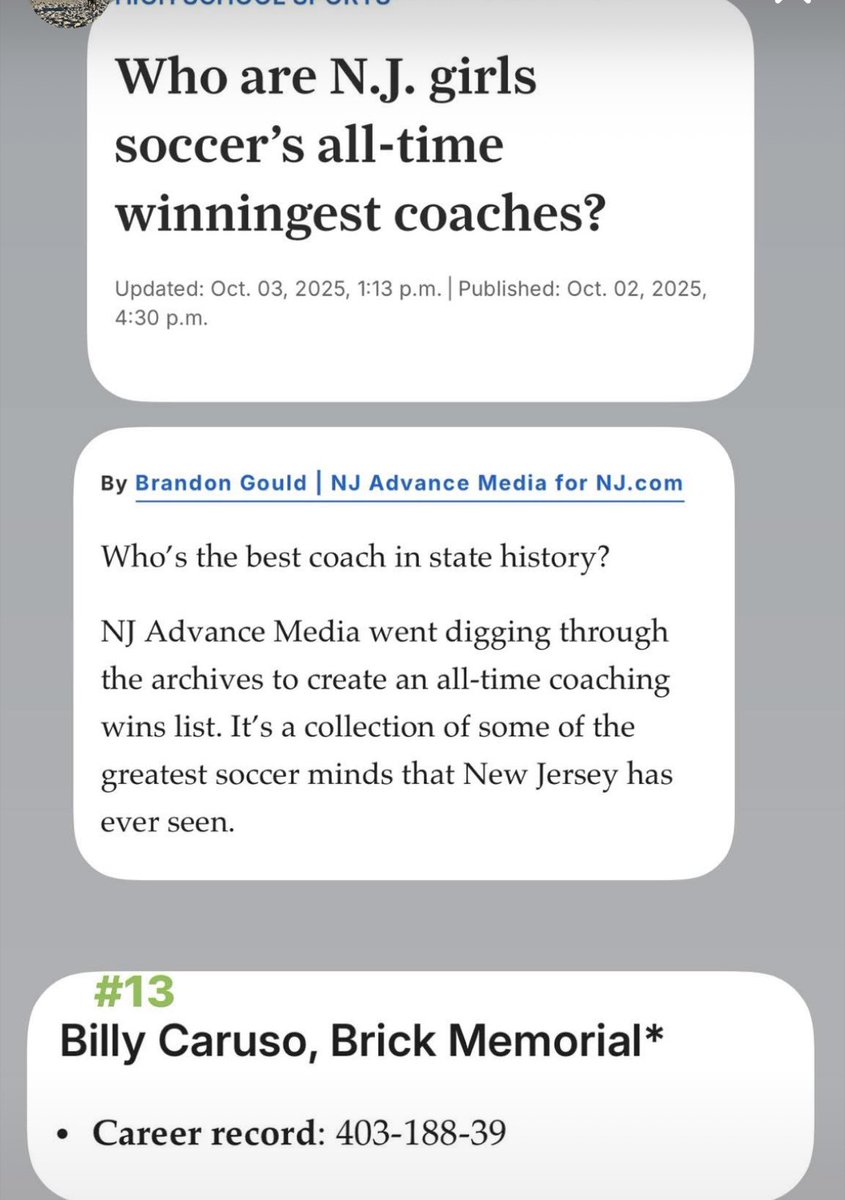 Always proud of my husband for his hard work, passion, and love for his team and players!💛⚽️💚 <a href="/stangBC/">Billy Caruso</a> <a href="/BMGirlsSoccer/">BMGirlsSoccer</a> <a href="/BrickSupt/">Thomas G. Farrell, Ed.D., M.B.A.</a> <a href="/BrickMemorialHS/">Mustangs</a> <a href="/BMBsocceralumni/">BM Boys Soccer Alumni</a>