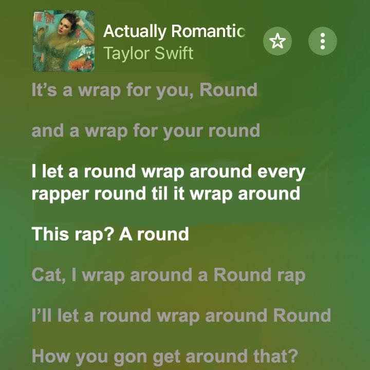 glen_nelson's tweet image. idk guys, Taylor was kinda going off on the new album. They not hearing her though