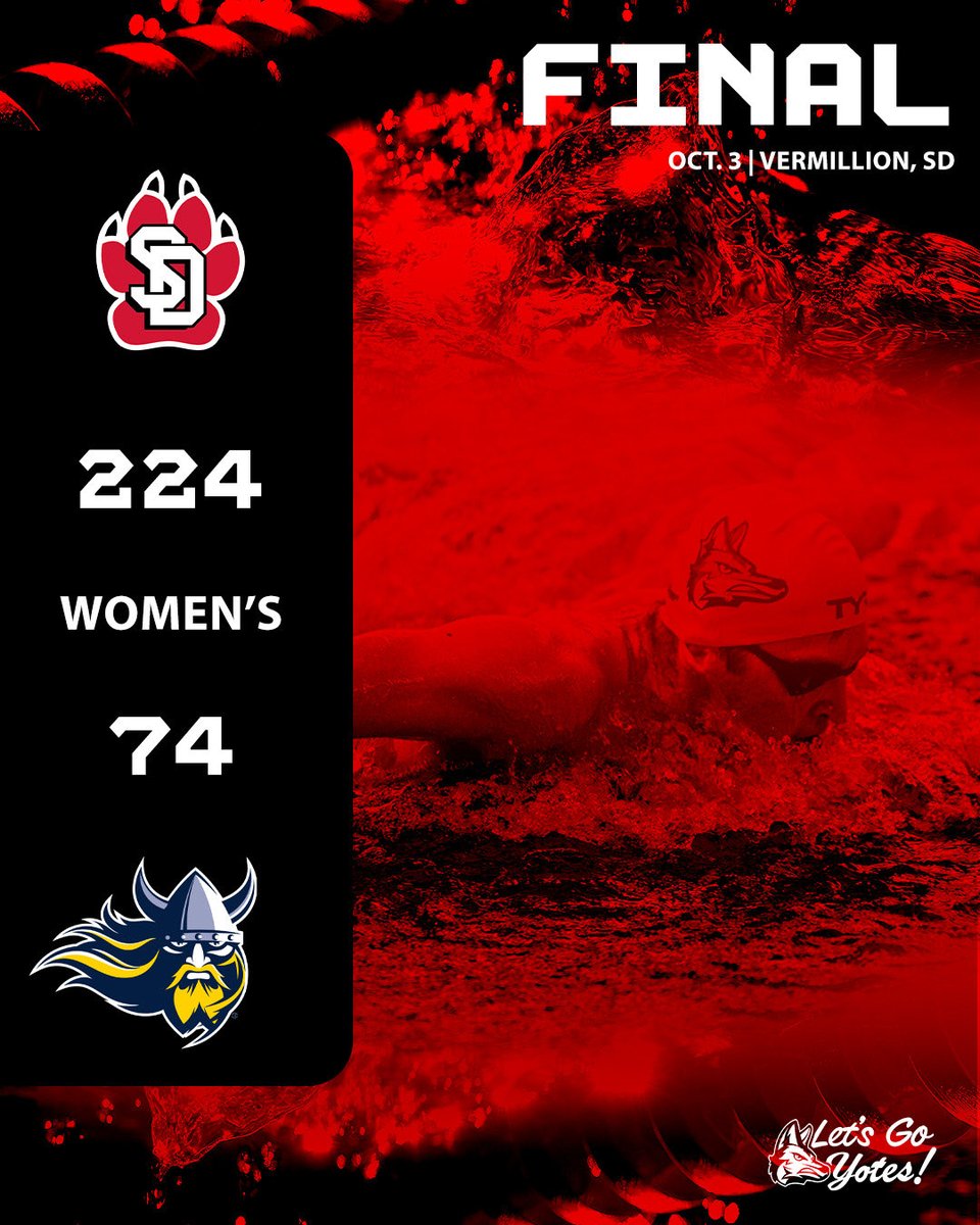 South Dakota Swim & Dive tweet media