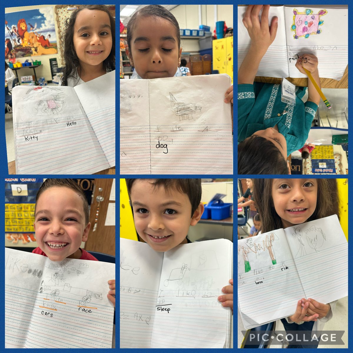 maestra_Soto's tweet image. Our kindergarten scholars are having a blast writing patterned books! Impressive writing!! ✍️ ✏️ 📝 #Kindergarten #DualLanguage #writing #authors