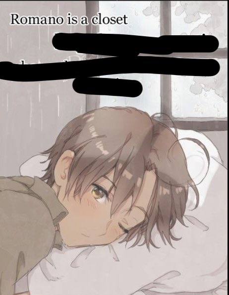 sakuramaizu_13's tweet image. #hetalia #sad #romano #italy #closet #is #a #hetalia #prussia