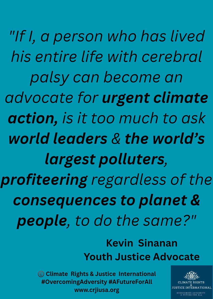 AbirajNesha's tweet photo. #ClimateActionCannotWait #ClimateCrisis #DisabilityRights #DisabilityAwareness #DisabilityInclusion To read the full article π
https://t.co/Av5cNveTXE https://t.co/DUU0PxWtcZ