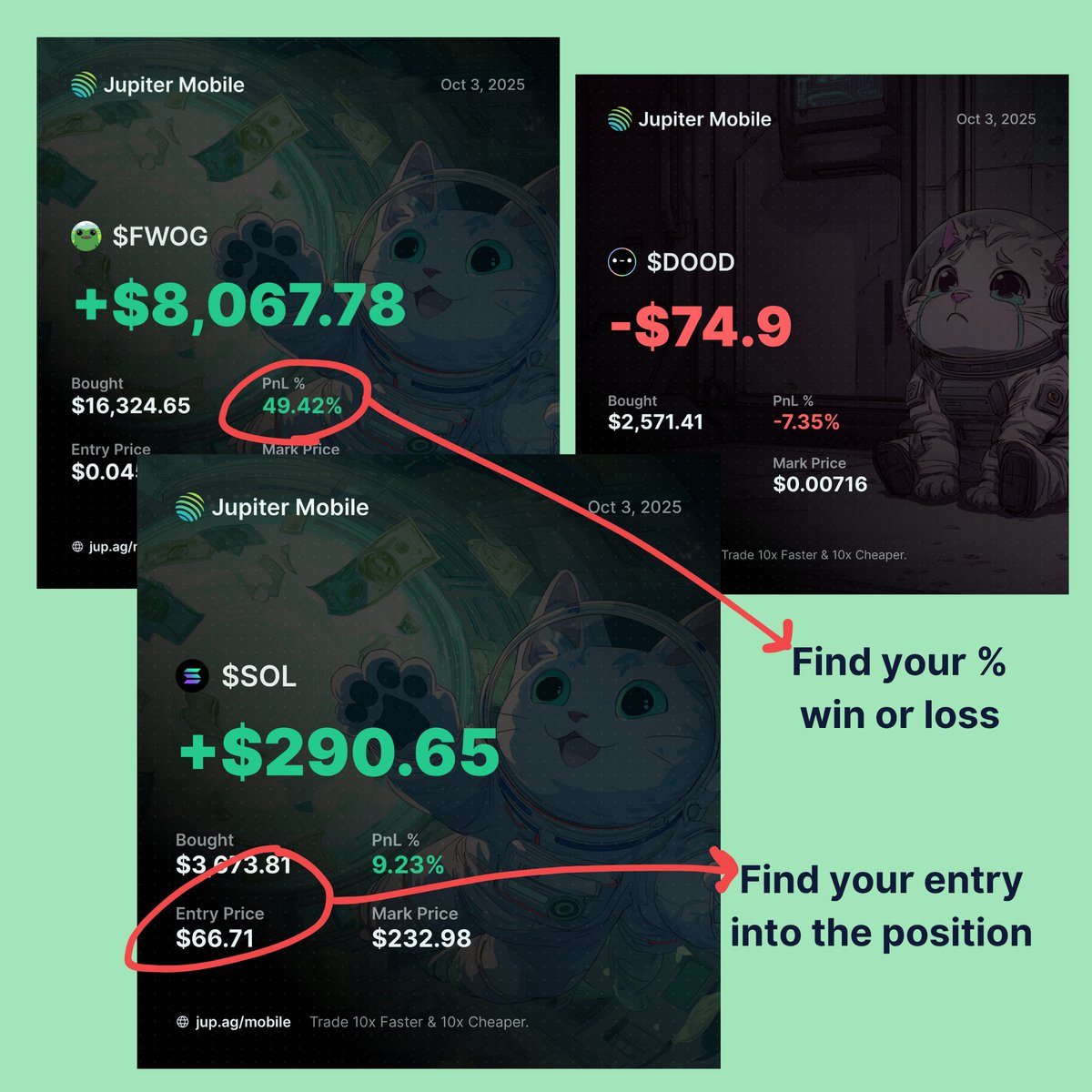 PnL tracking should be easy for everyone. No doubt the best wallet to trade  on across all of crypto. Every feature built is a step closer to onboarding  billions onto Solana. Trade,
