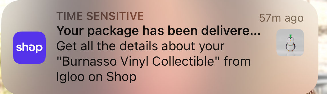 Love this notification.. <a href="/pudgypenguins/">Pudgy Penguins</a> <a href="/IglooInc/">Igloo</a> <a href="/Burnasso/">Burnasso</a> . Sneaky drop 👀🐧