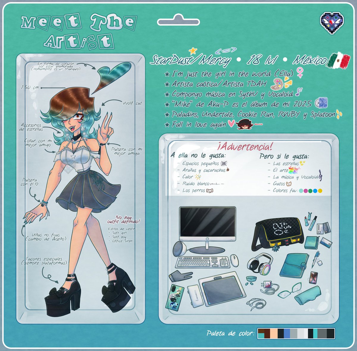 StarDust_Derex's tweet image. HELLO! ✨
I&apos;m StarDust or Mercy (Any name is fine)
I am the artist behind this account
AND THIS IS MY MEET THE ARTIST 💥

Languages: English, Spanish and Portuguese 🌷

Note: Sorry about Meet The Artist in Spanish 💔

#MeetTheArtist #art #presentation