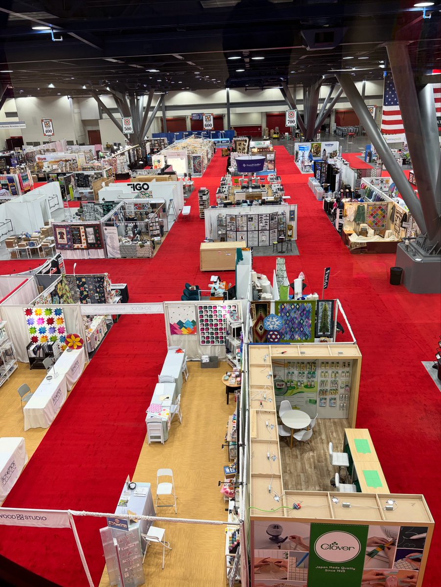 Almost ready for Day 1 of Quilt Market!!