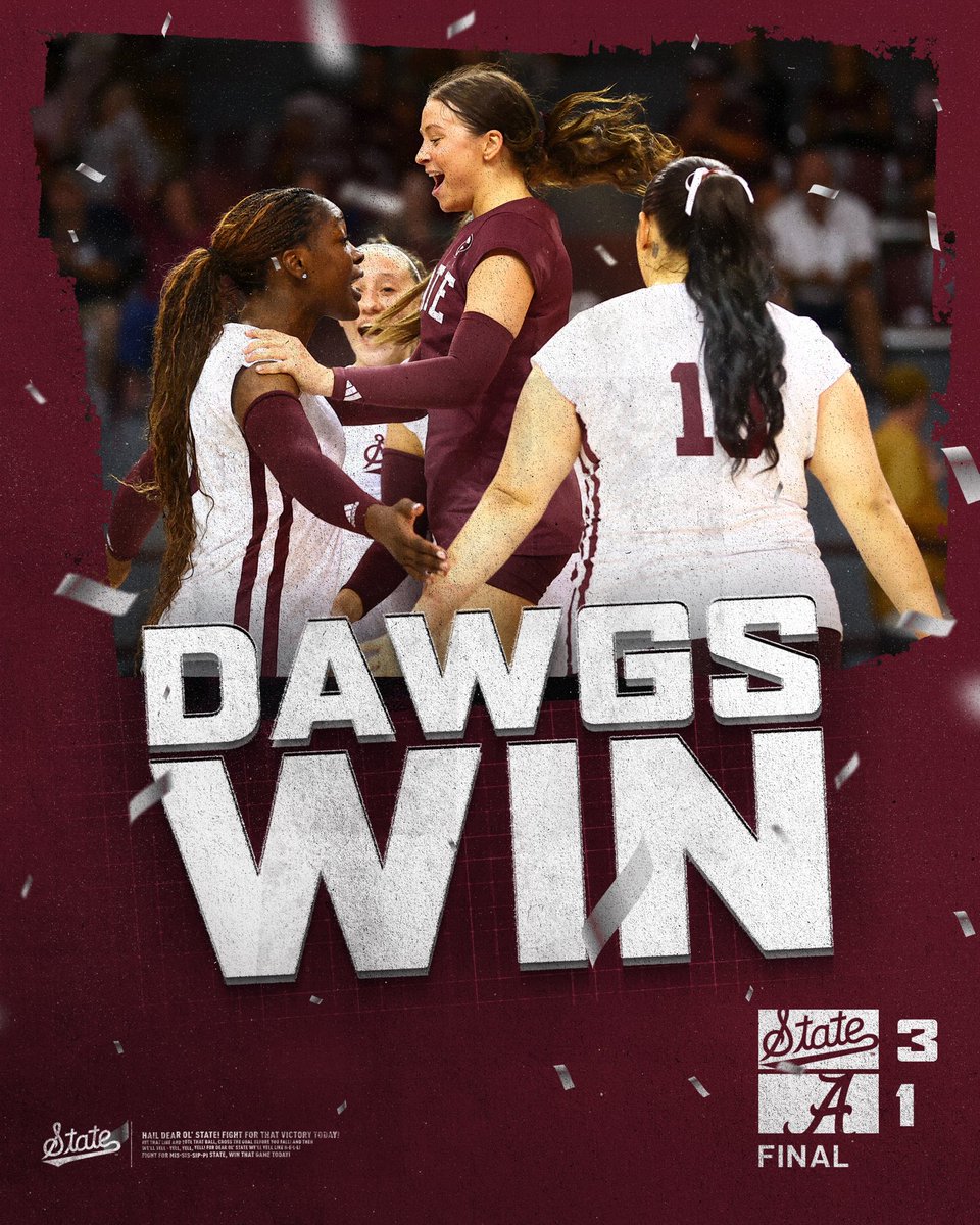 The tide rolled right out of Starkville😎

#HailState