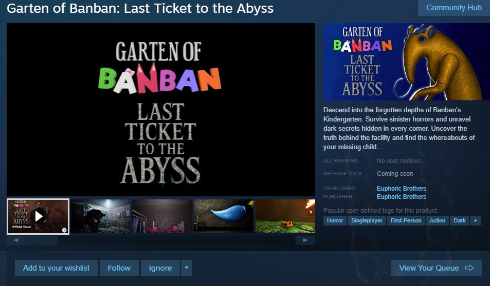 they call me garten no banban: last ticket to the abyss