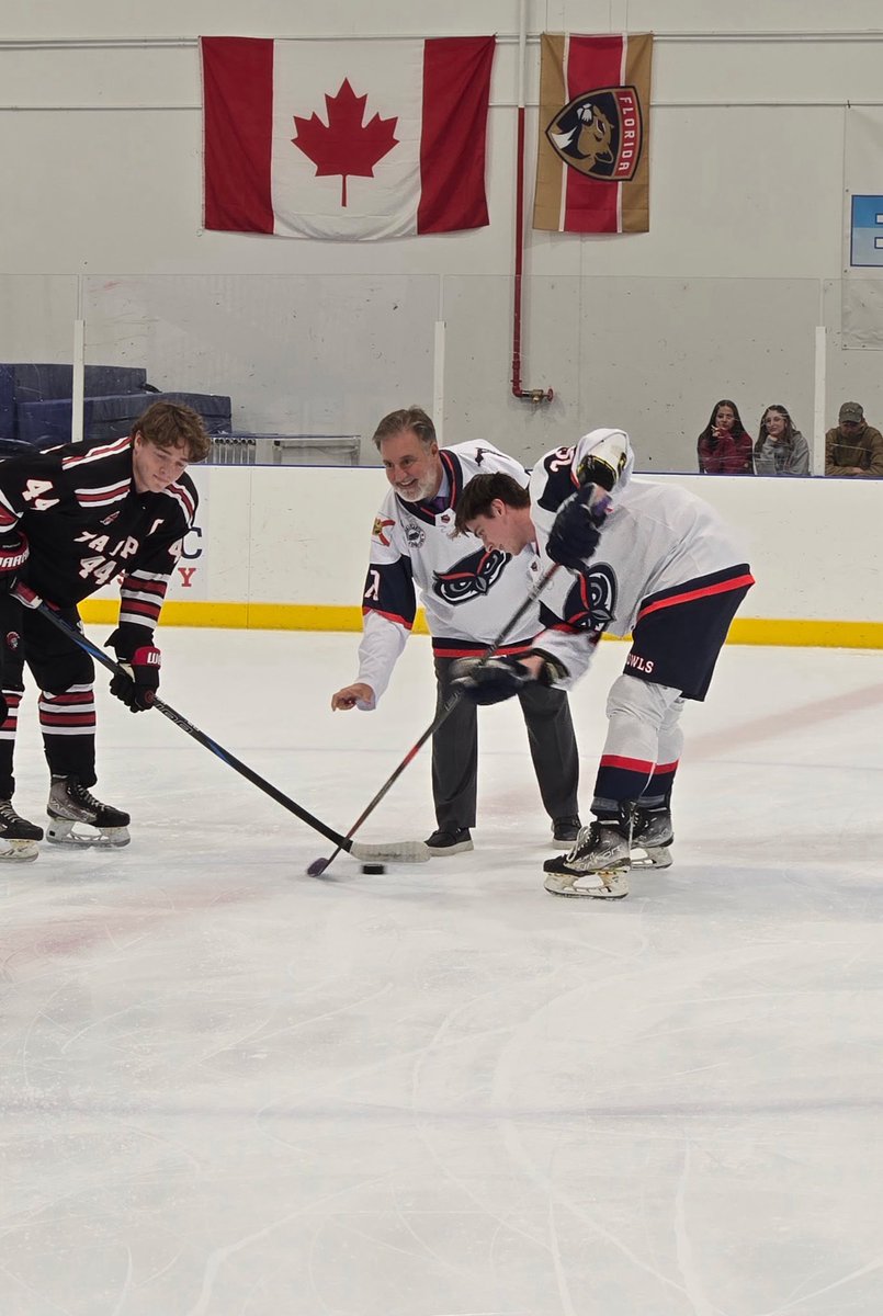Great being out tonight with the D2 Club defending National Champions the Frozen Owls! 🏒🥅🦉
#WIP #fau