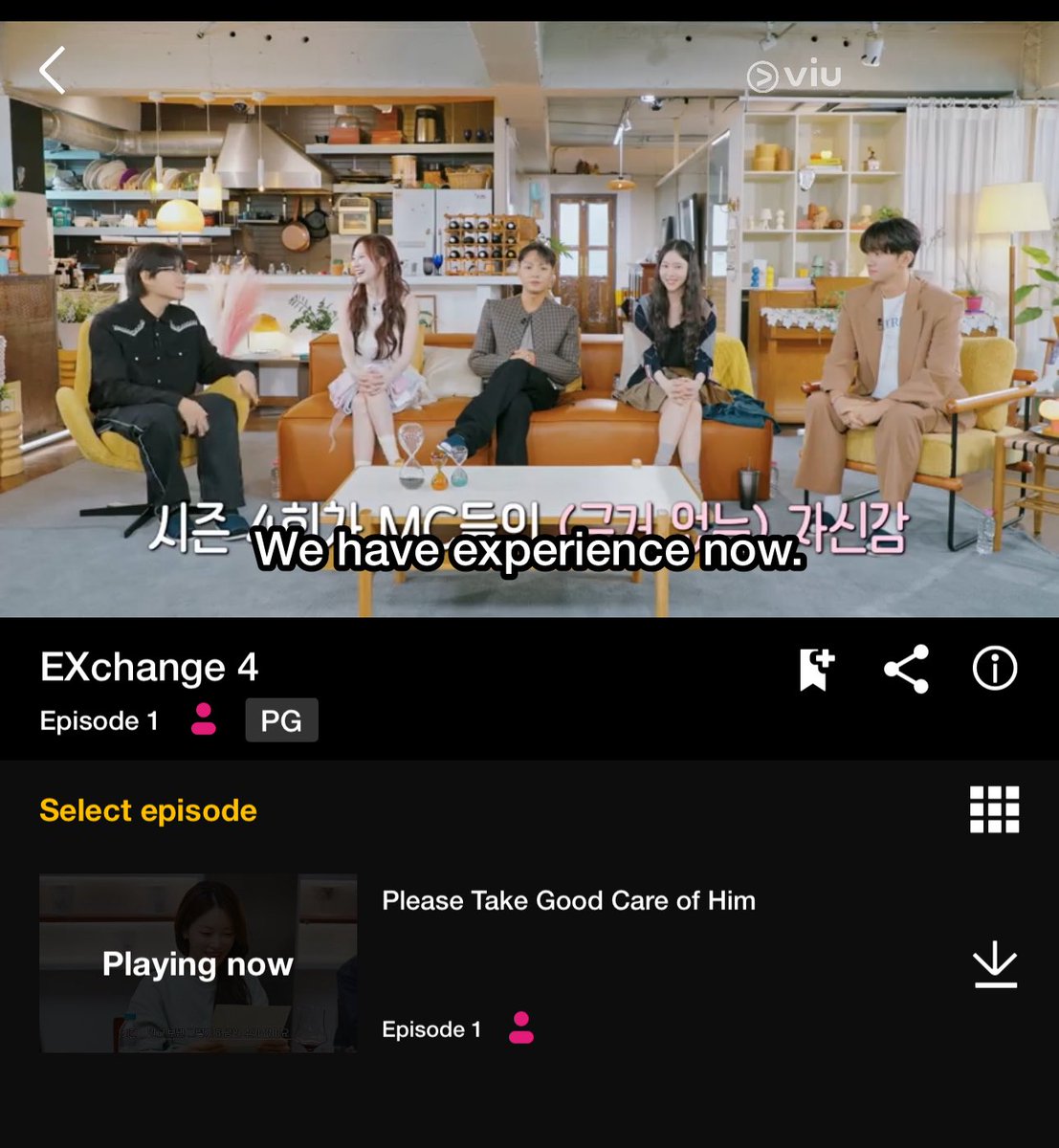 Ep 1 now up on Viu! 💛 #EXchange4