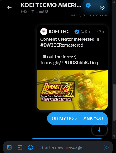 MJPhillips741's tweet photo. @KoeiTecmoUS Did I do this https://t.co/1joYPc2Apj