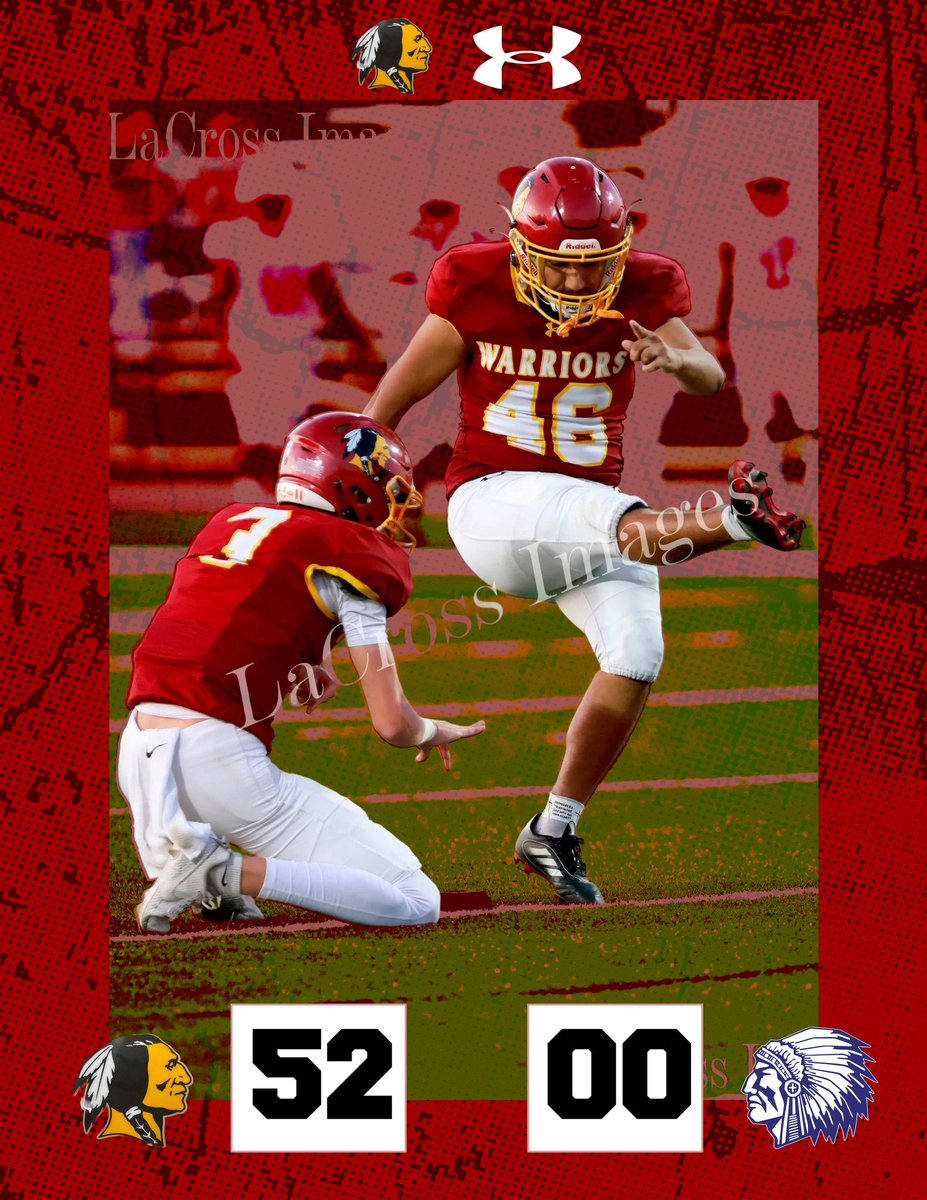 WARRIORS WIN 52-0 OVER KEYSTONE #weTheWest