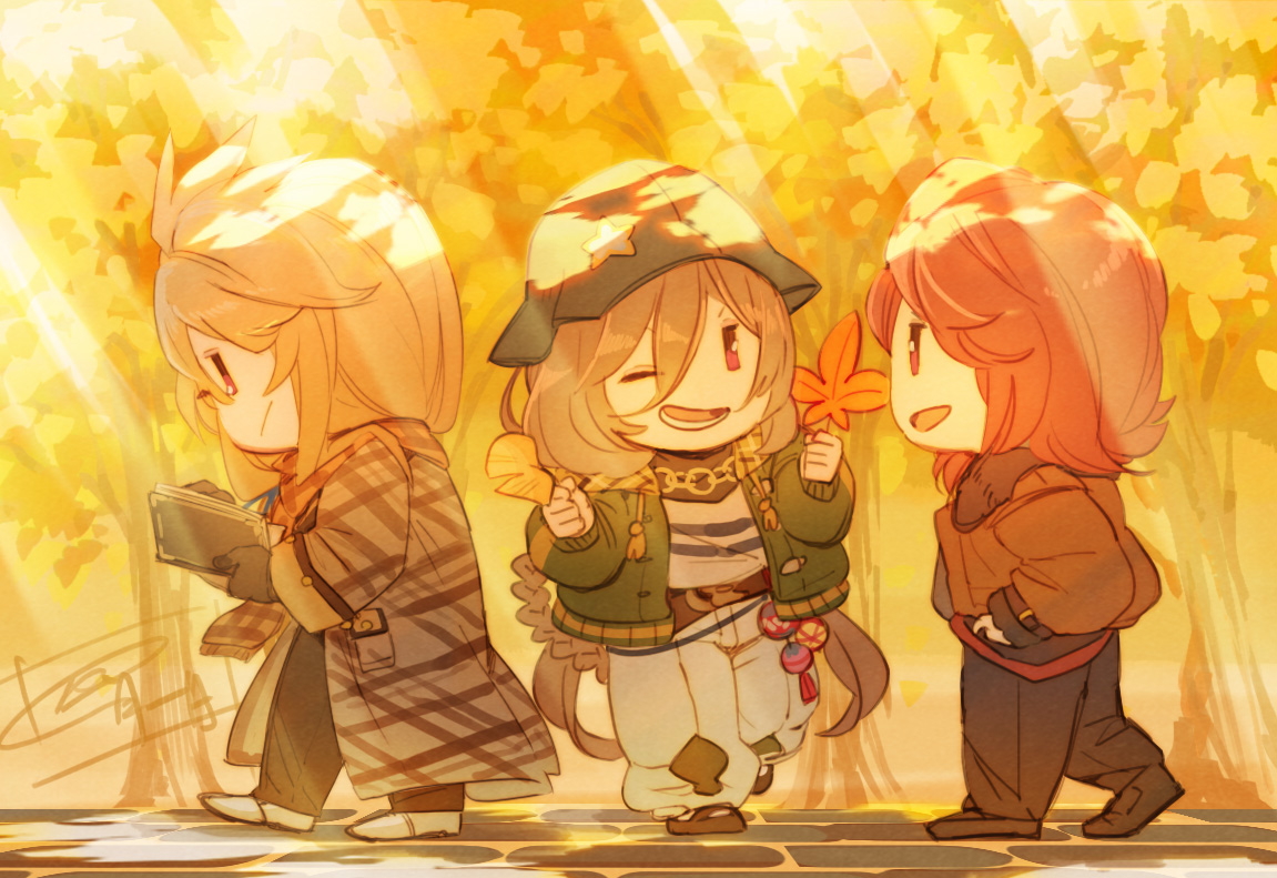 ＃グラブル　
ウェールズ家三兄弟揃ったね✨