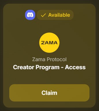 紧急通知， <a href="/zama/"></a> 在discord宣布其guild活动迁移到新版本了，记得去claim一下这两个参与证明角色！
​
​(以防识别不上你参与了第三季创作者积分计划)
​
​新版地址：era.guild.xyz/zama