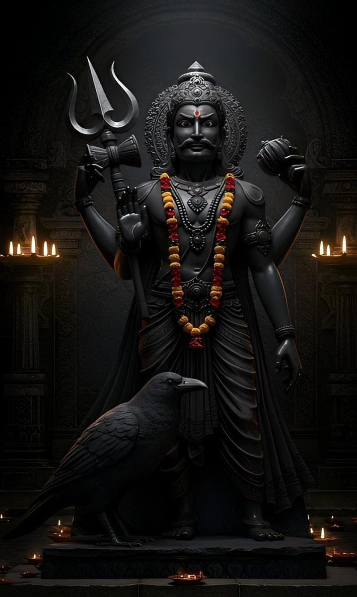 🚩✨ सच्चा न्याय वही है, जो बिना किसी पक्षपात के किया जाए,
और जो ऐसा करता है… उसके जीवन में शनि देव स्वयं न्याय का दीप जलाते हैं। ✨🚩

🌑🪔
नील गगन-सा तेज जिनका,
सूर्यपुत्र जिनकी पहचान,
संकट हरते, न्याय धरते—
वो हैं शनि भगवान।
🪔🌑

🌌🙏
🔱 ॐ नीलांजनसमाभासम् रविपुत्रम्