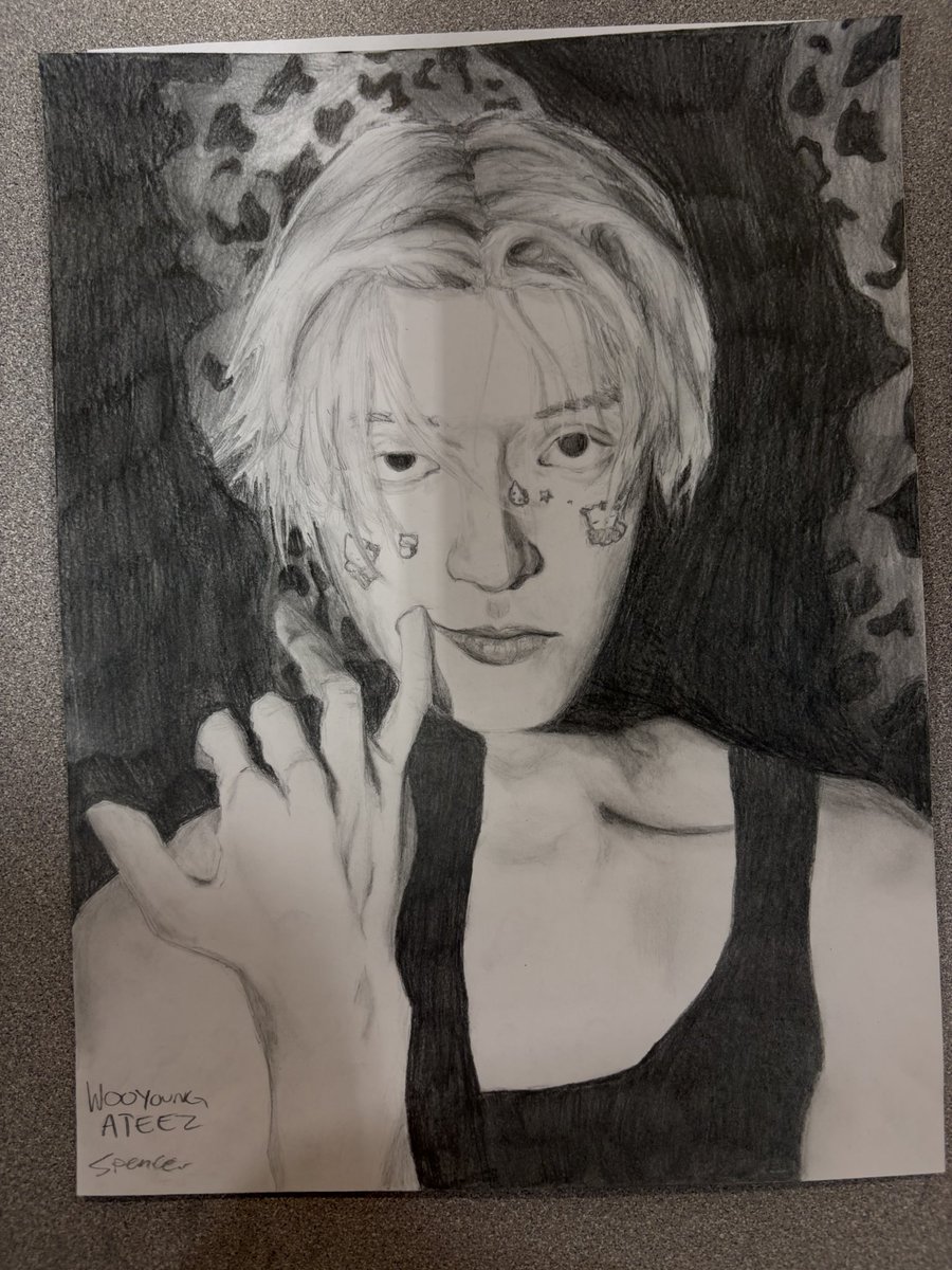 inksribbon's tweet image. hi goats!!! wooyoung sketch #complete